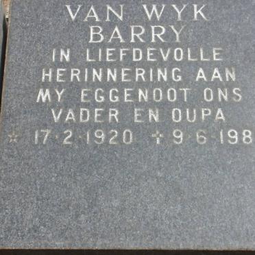 WYK Barry, van 1920-1988