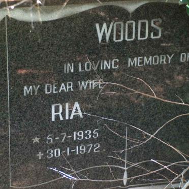 WOODS Ria 1935-1972
