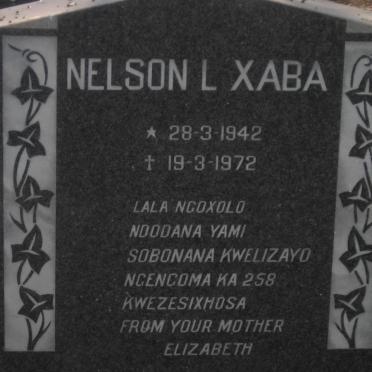 XABA Nelson L. 1942-1972