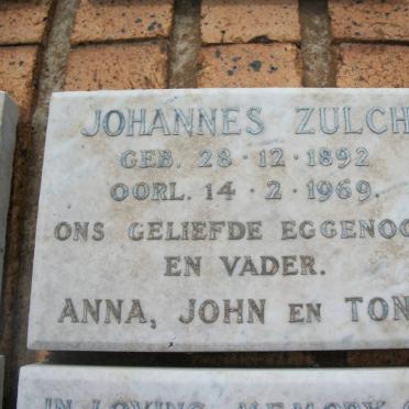 ZULCH Johannes 1892-1969