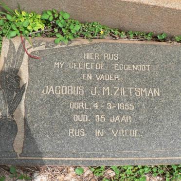 ZIETSMAN Jacobus J.M. -1855