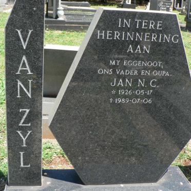 ZYL Jan N.C., van 1926-1989