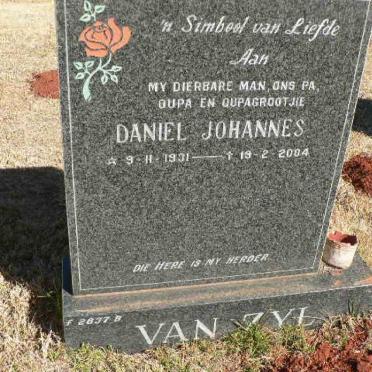 ZYL Daniel Johannes, van 1931-2004