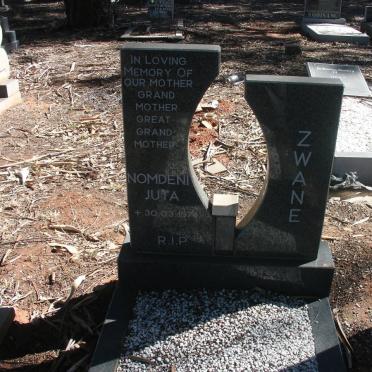 ZWANE Nomdeni Juta -1974