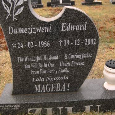 ZULU Dumezizweni Edward 1956-2002