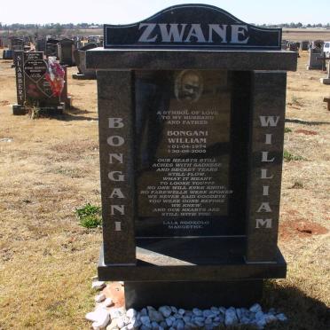 ZWANE Bongani William 1974-2005
