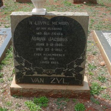 ZYL Adrian Jacobus, van 1905-1965