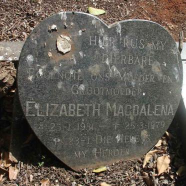 ? Elizabeth Magdalena 1931-1979