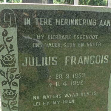 ? Julius Francois 1952-1992