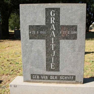 ? Graatjie nee van der SCHYFF 1960-1994
