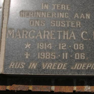 ? Margaretha C.M. 1914-1985