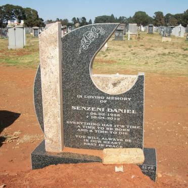 ? Senzeni Daniel 1958-2012