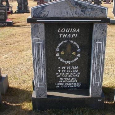 ? Louisa Thapi 1926-1998