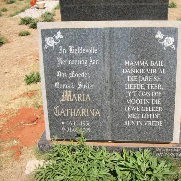 ? Maria Catharina 1956-2009