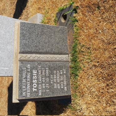 ? Tossie 1947-2003