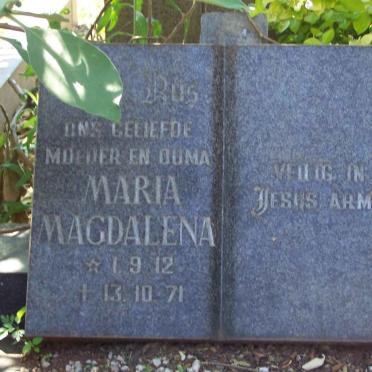 ? Maria Magdalena 1912-1971