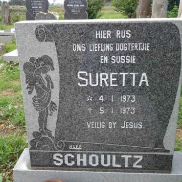 SCHOULTZ Suretta 1973-1973