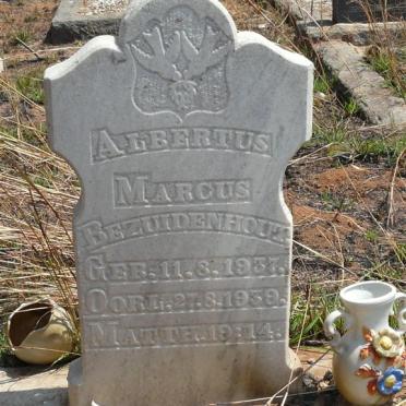 BEZUIDENHOUT Albertus Marcus 1937-1939