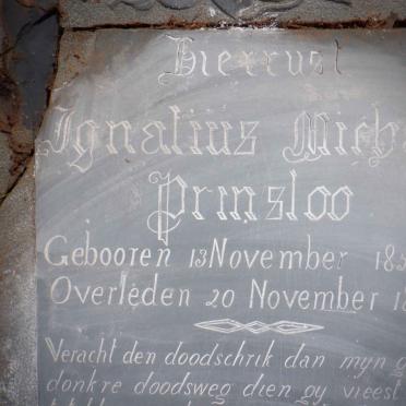 PRINSLOO Ignatius Michael 1852-1891