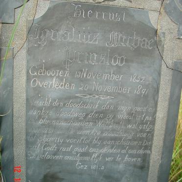 PRINSLOO Ignatius Michael 1852-1891
