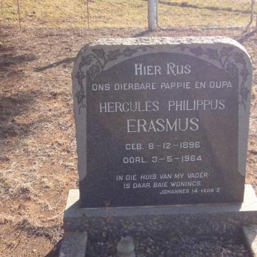 ERASMUS Hercules Phillipus 1896-1964