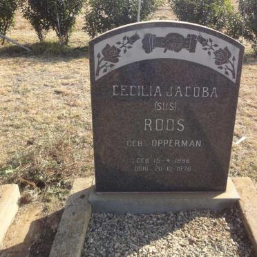 ROOS Cecilia Jacoba nee OPPERMAN 1896-1976