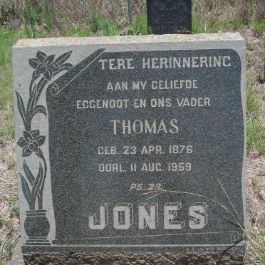 JONES Thomas 1876-1959