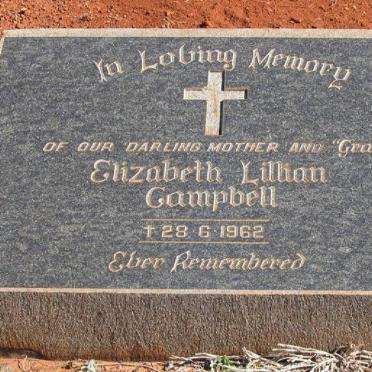 CAMPBELL Elizabeth Lillian -1962