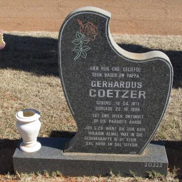 COETZER Gerhardus 1971-1996