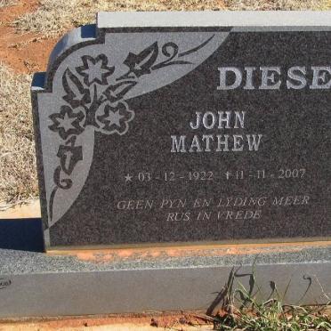 DIESEL John Mathew 1922-2007