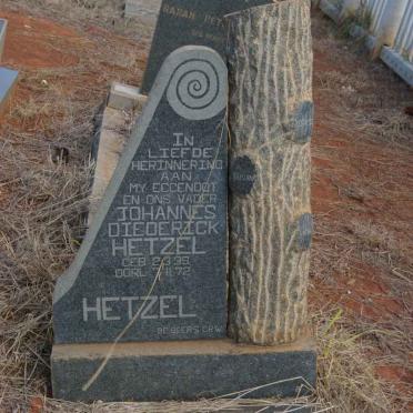 HETZEL Johannes Diederick 1935-1972