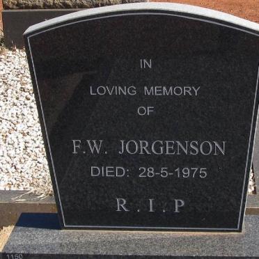 JORGENSON F.W. -1975