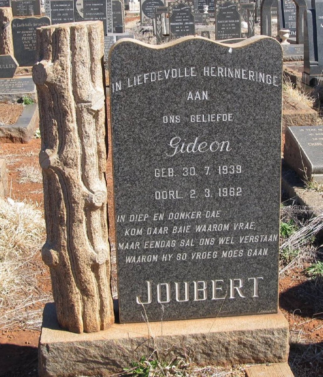 JOUBERT Gideon 1939-1962