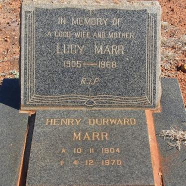 MARR Lucy 1905-1968 :: MARR Henry Durward 1904-1970
