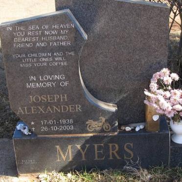MYERS Joseph Alexander 1938-2003