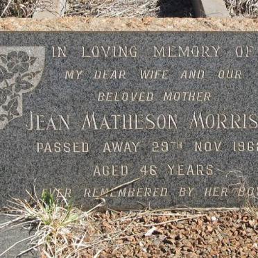 MORRISON Jean Matheson -1962