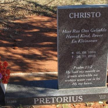 PRETORIUS Christo 1986-2003