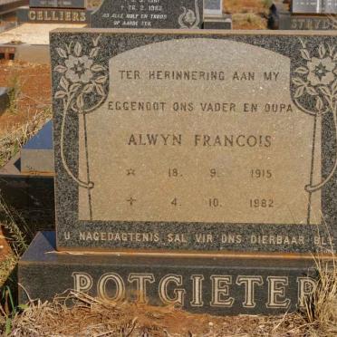 POTGIETER Alwyn Francois 1915-1982