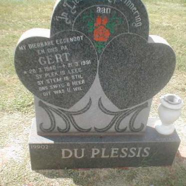 PLESSIS Gert, du 1940-1991
