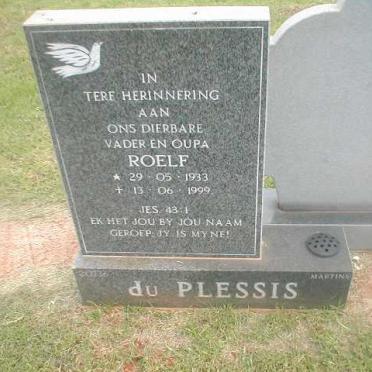 PLESSIS Roelf, du 1933-1999