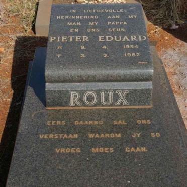 ROUX Pieter Eduard 1954-1982