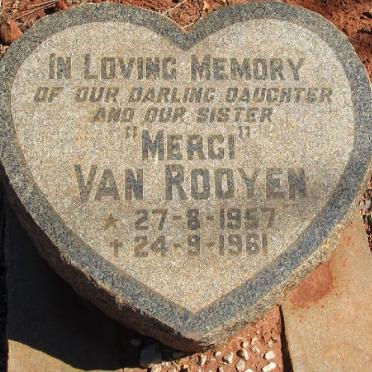 ROOYEN Merci, van 1957-1961