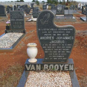 ROOYEN Andries Johannes Jacobus, van 1959-1983