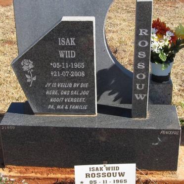 ROSSOUW Isak Wiid 1965-2008