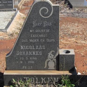 TOLKEN Nicolaas Johannes 1898-1981