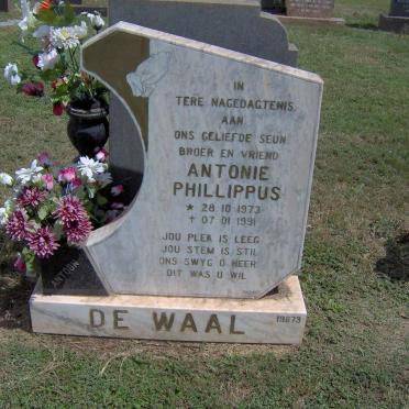 WAAL Antonie Phillippus, de 1973-1991