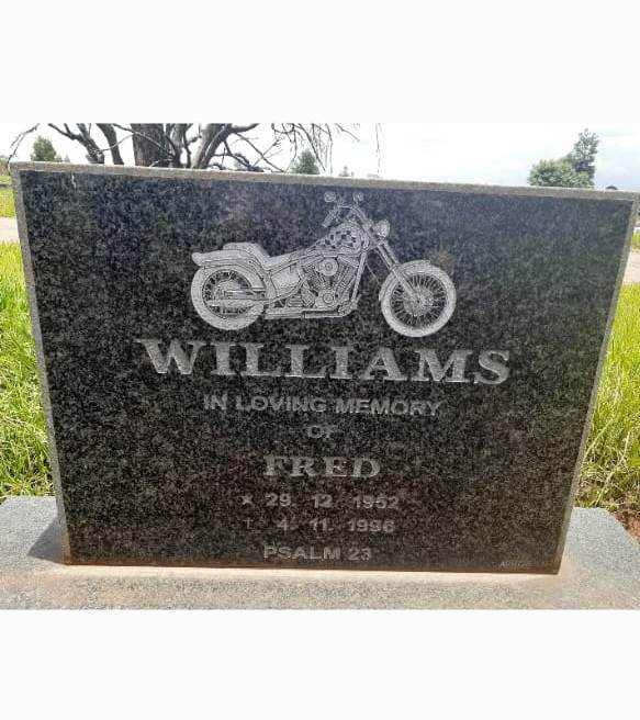 WILLIAMS Fred 1952-1996