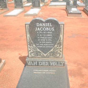 WALT Daniel Jacobus, van der 1962-1983