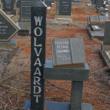 WOLVAARDT Frederick Petrus Johannes 1925-1974