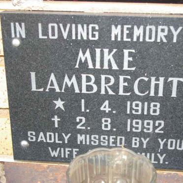 LAMBRECHT Mike 1918-1992